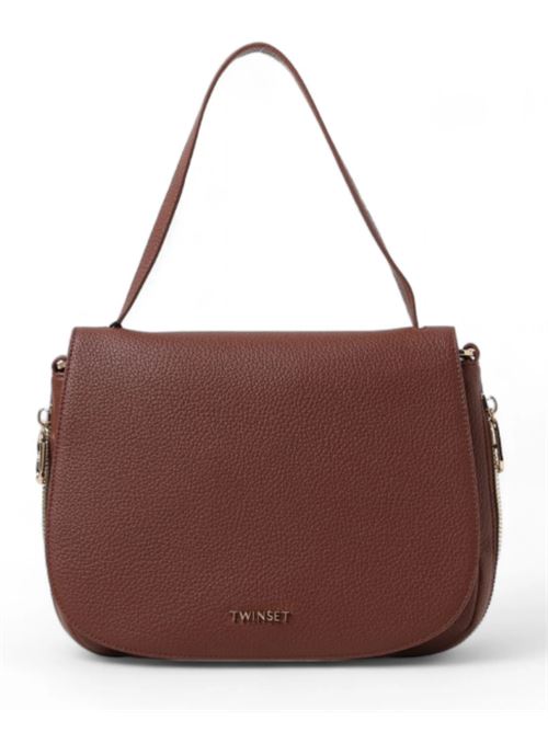 BORSA A SPALLA TWIN SET | 242TB702100057 CUOIO